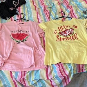 Two Summer SHEIN shirts